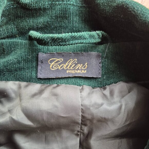 Green Corduroy Belted Jacket • Size 38 (S/M Fit) • Fully Lined - Picture 3 of 15